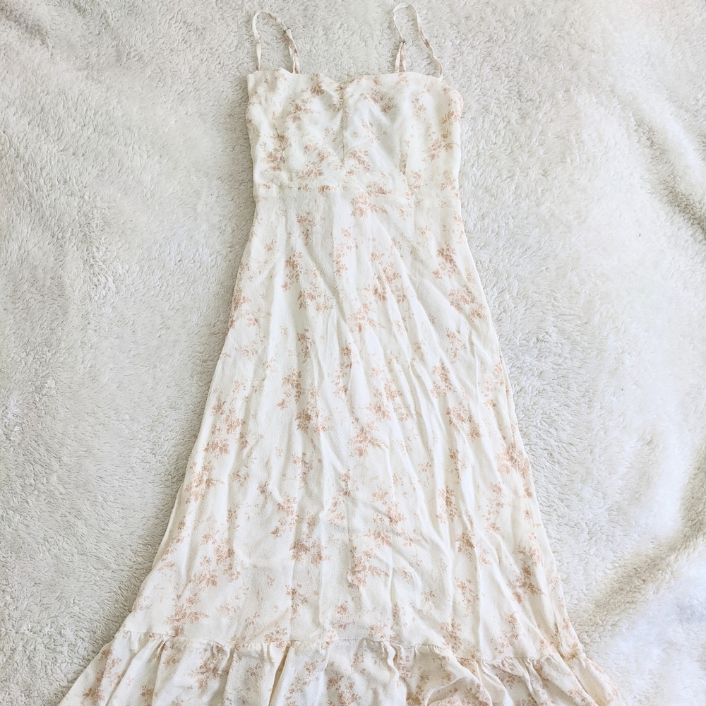 REFORMATION Sleeveless Floral Dress